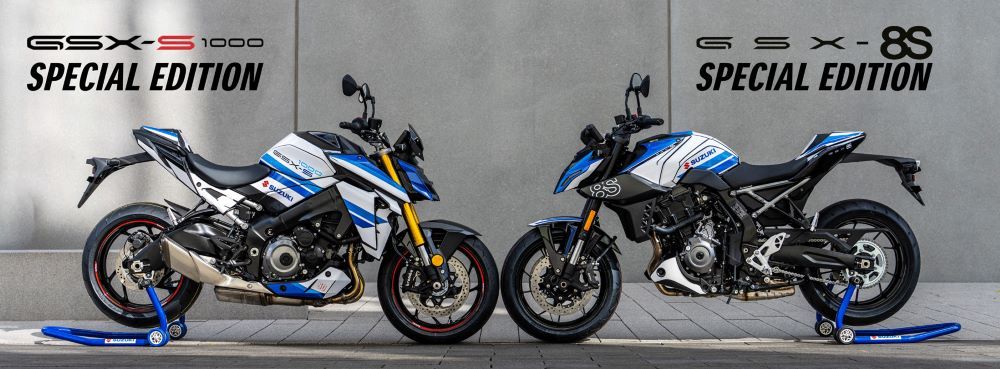 50 Jahre Suzuki Deutschland: Editionsmodelle der GSX-8S und GSX-S1000 zum Jubiläum
