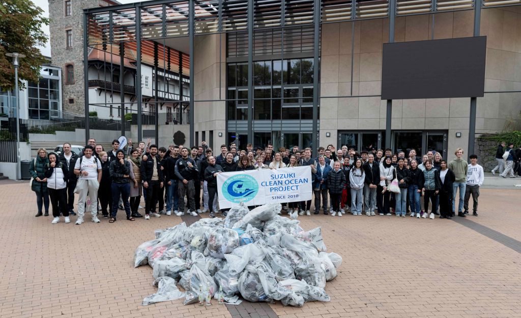 „Clean-Up the World Day” 2024: Suzuki räumt am Firmensitz Bensheim und deutschlandweit auf